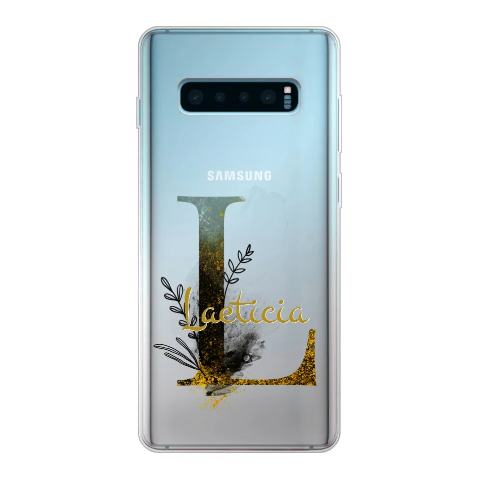 THÈME LETTRES ÉDITION NOIRE - Coque de téléphone personnalisable