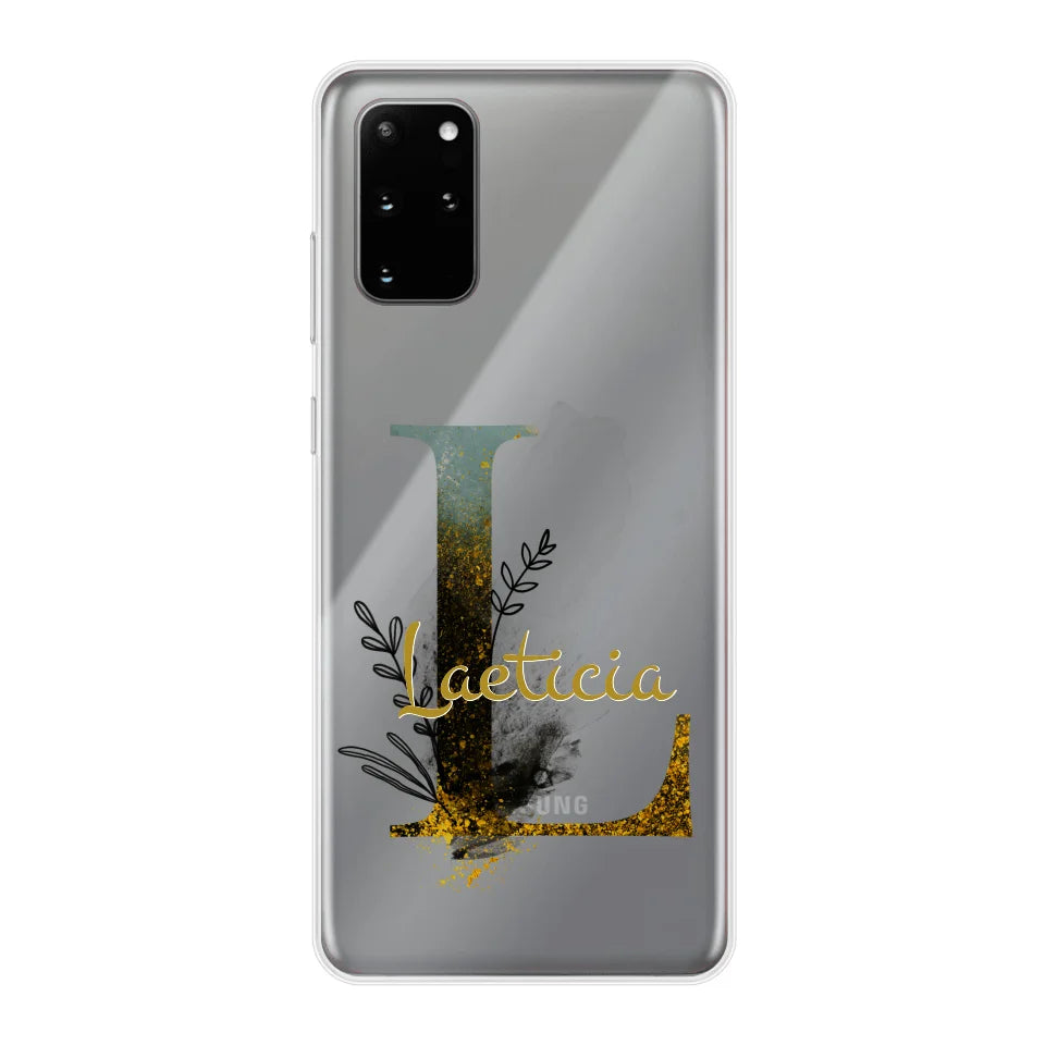 THÈME LETTRES ÉDITION NOIRE - Coque de téléphone personnalisable