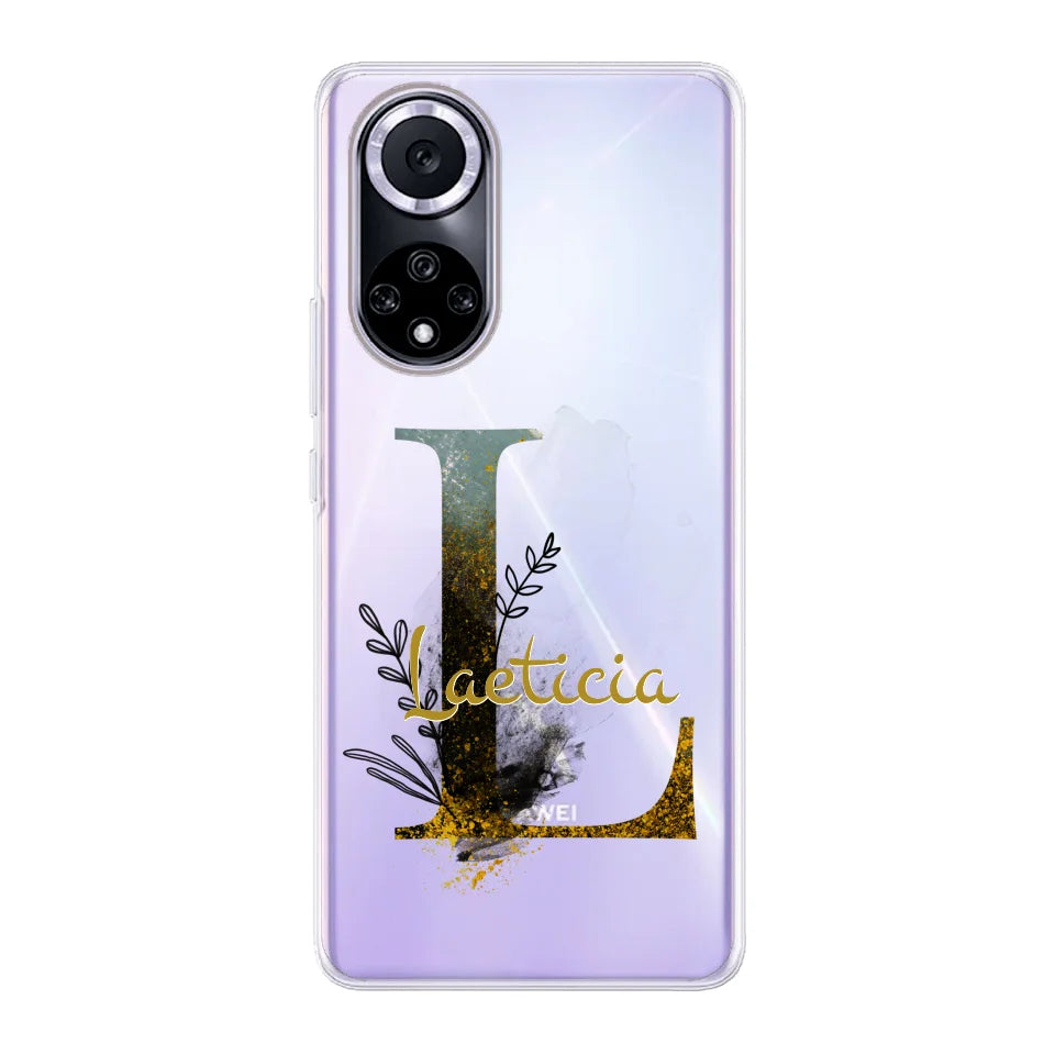 THÈME LETTRES ÉDITION NOIRE - Coque de téléphone personnalisable