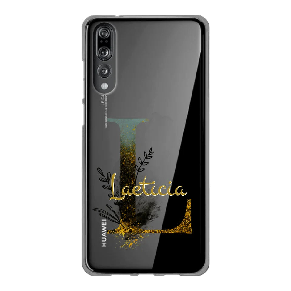 THÈME LETTRES ÉDITION NOIRE - Coque de téléphone personnalisable