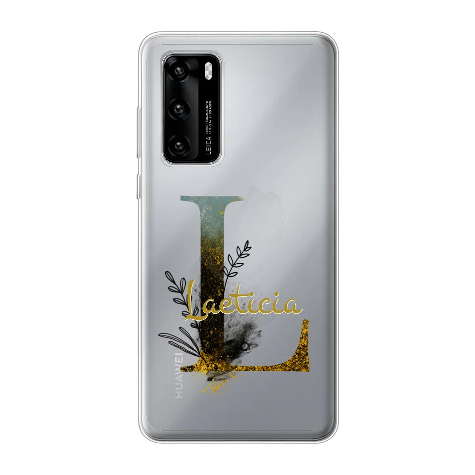 THÈME LETTRES ÉDITION NOIRE - Coque de téléphone personnalisable