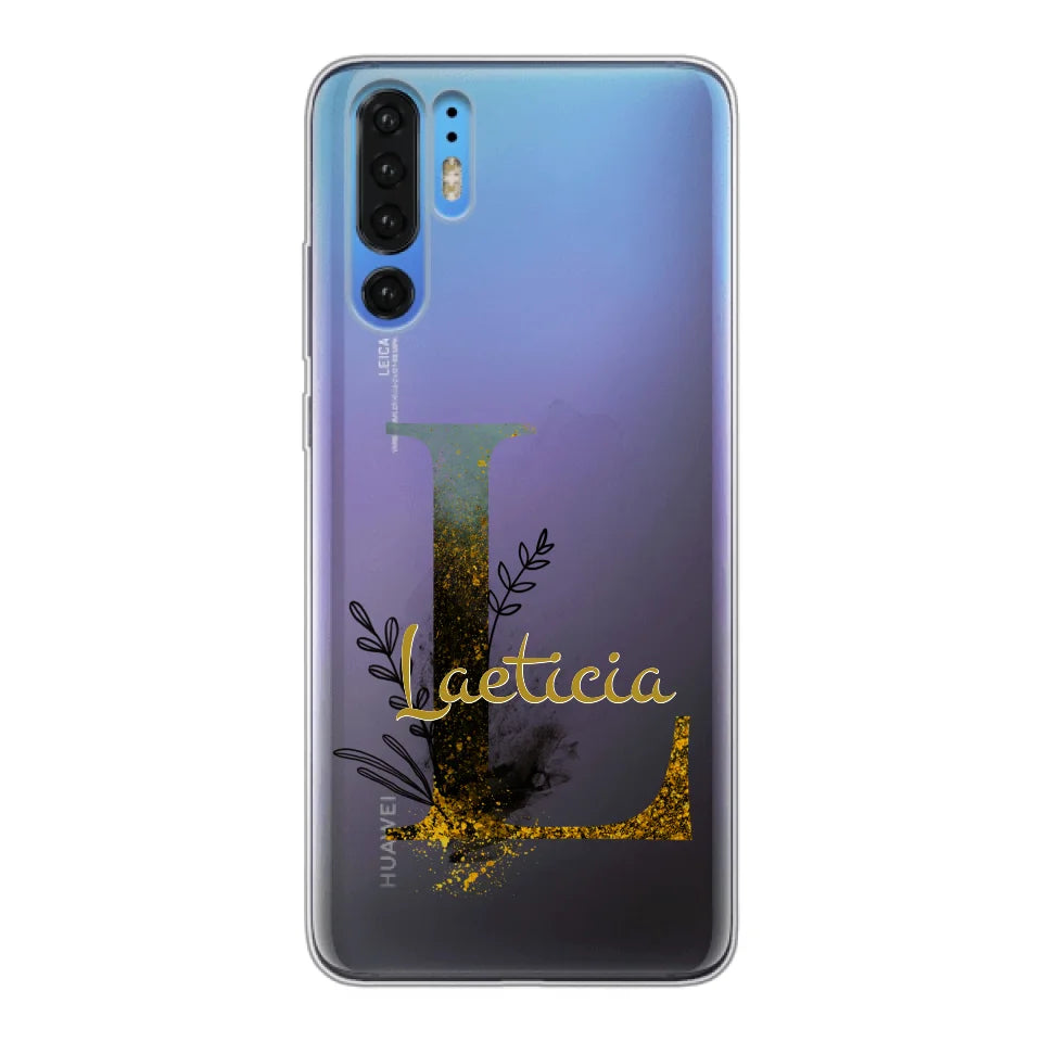 THÈME LETTRES ÉDITION NOIRE - Coque de téléphone personnalisable