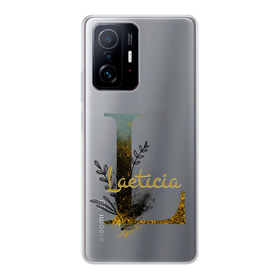 THÈME LETTRES ÉDITION NOIRE - Coque de téléphone personnalisable