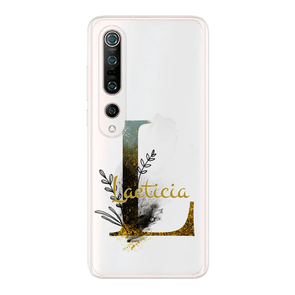 THÈME LETTRES ÉDITION NOIRE - Coque de téléphone personnalisable