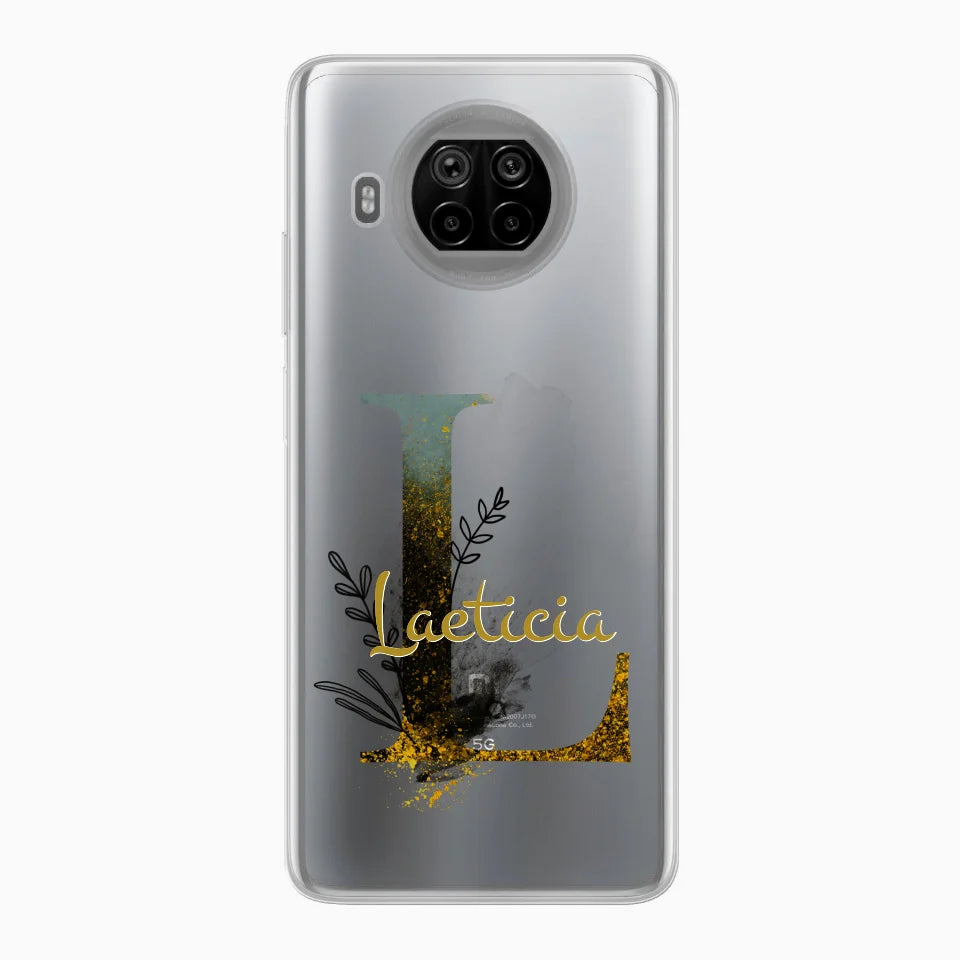 THÈME LETTRES ÉDITION NOIRE - Coque de téléphone personnalisable