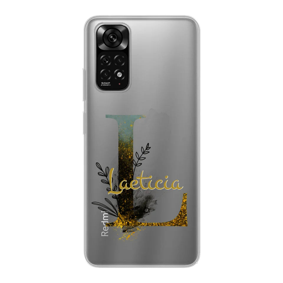 THÈME LETTRES ÉDITION NOIRE - Coque de téléphone personnalisable