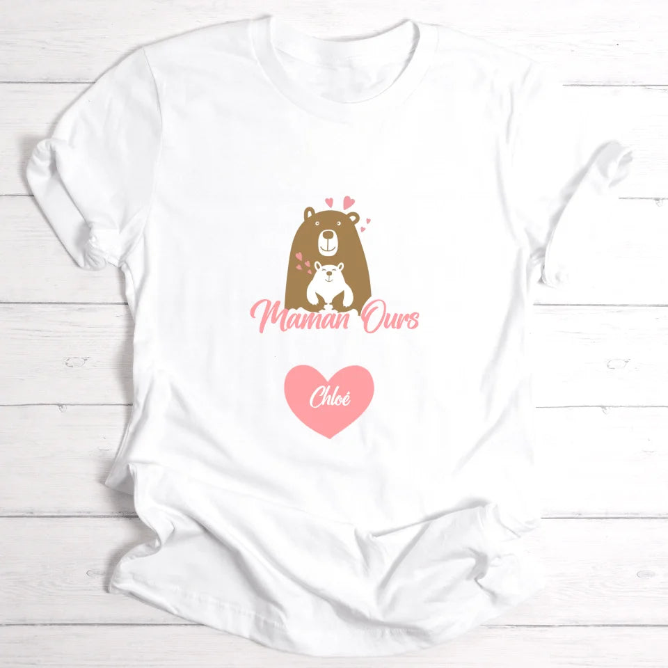 Maman Ours - T-shirt personnalisable