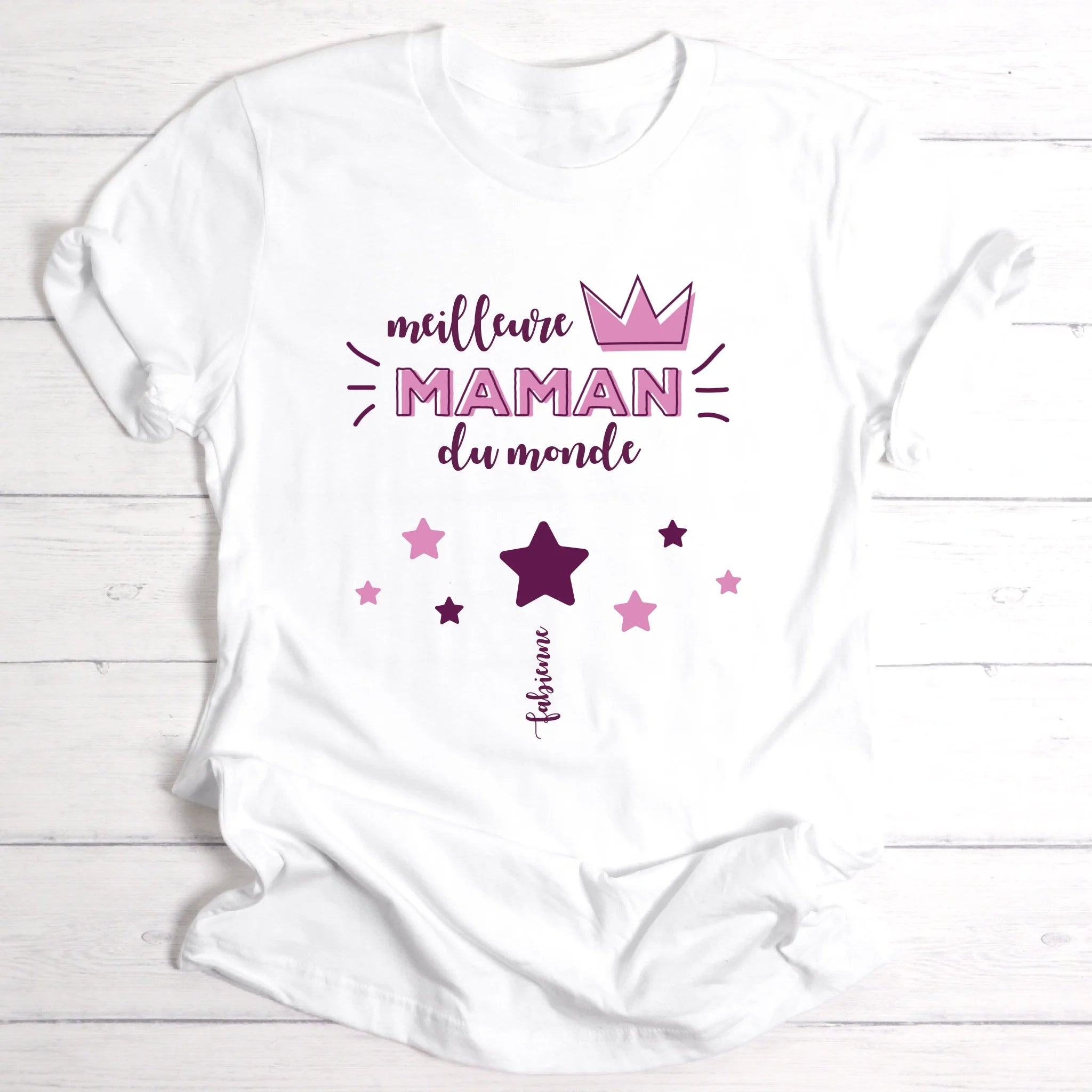 Meilleure Maman du monde - T-shirt personnalisable