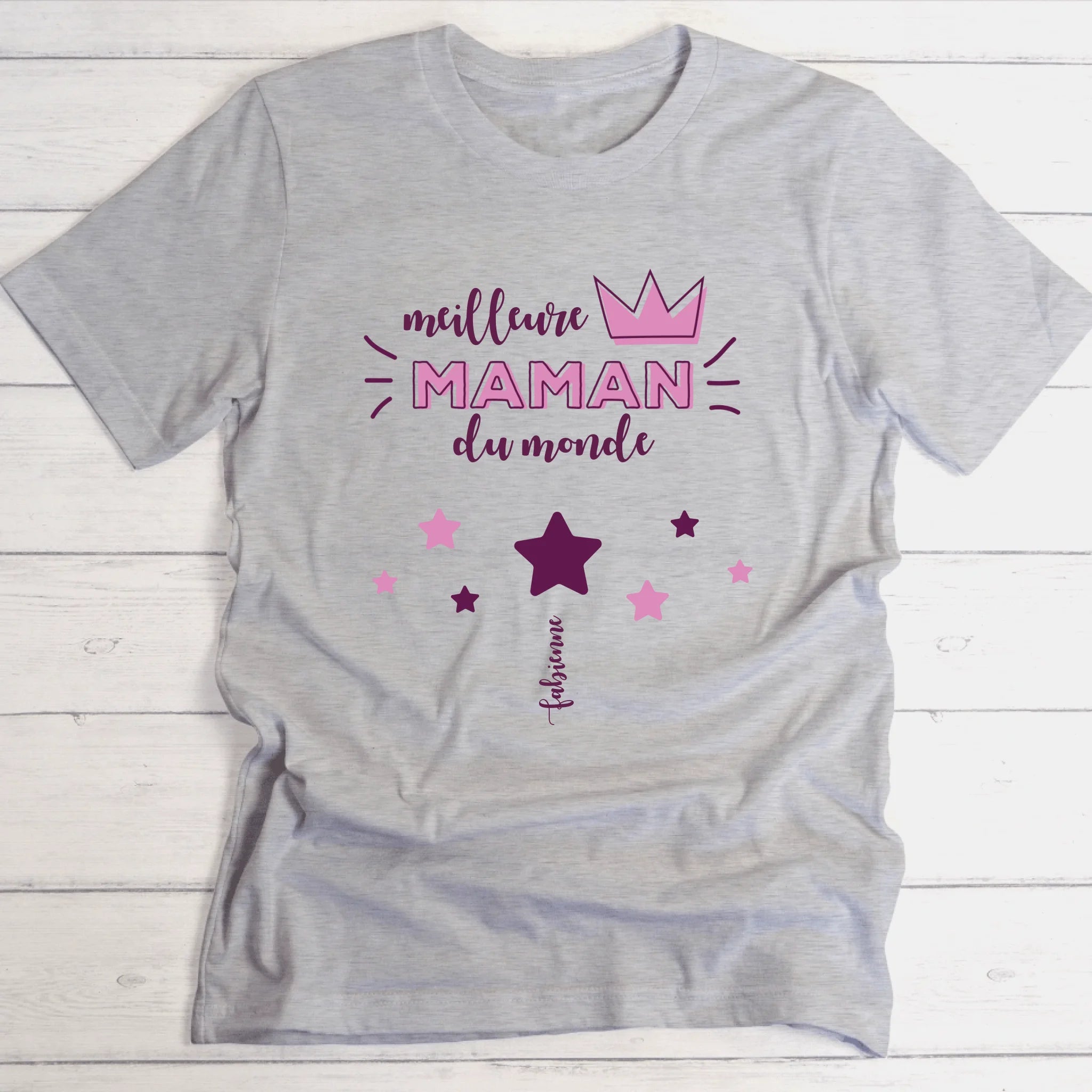 Meilleure Maman du monde - T-shirt personnalisable