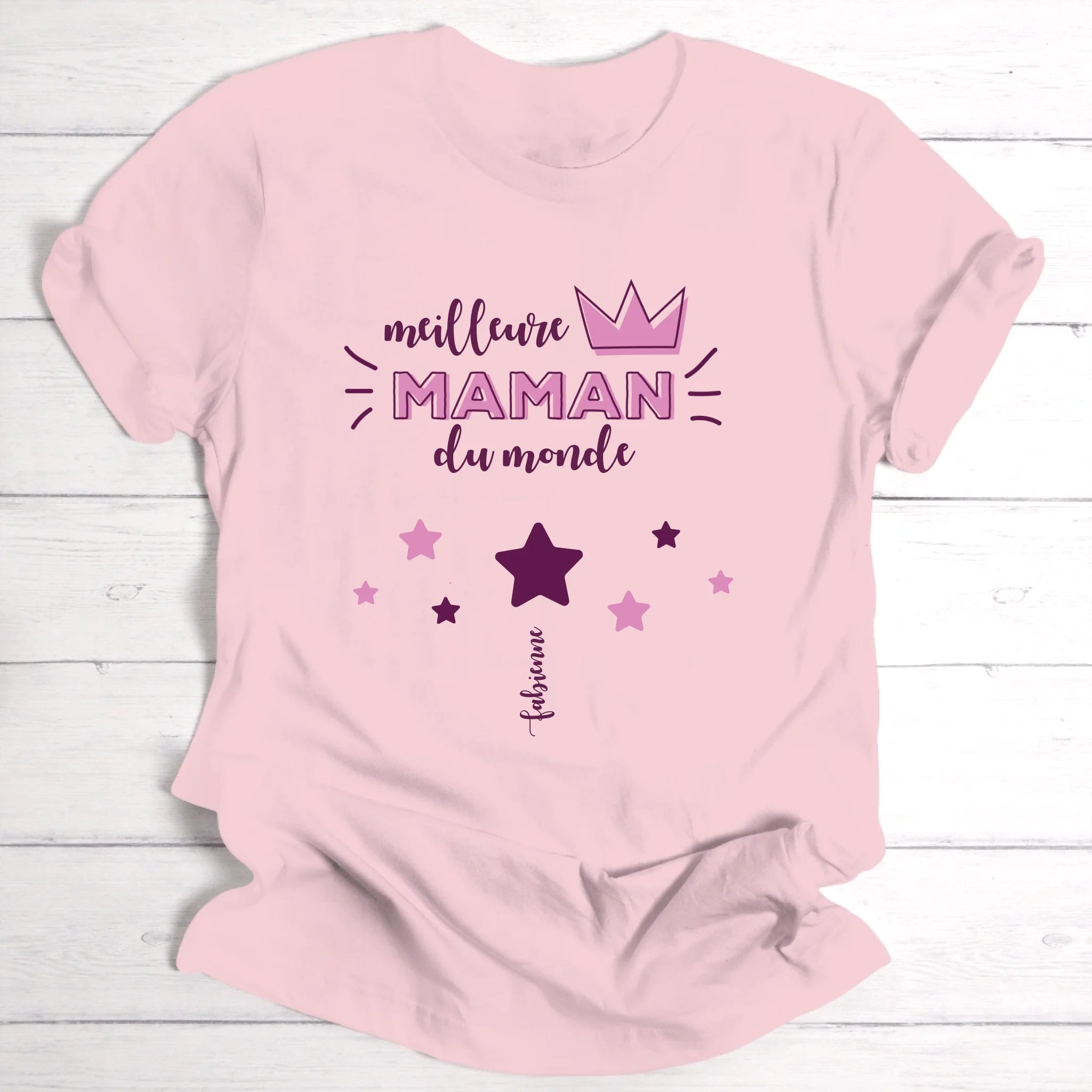 Meilleure Maman du monde - T-shirt personnalisable