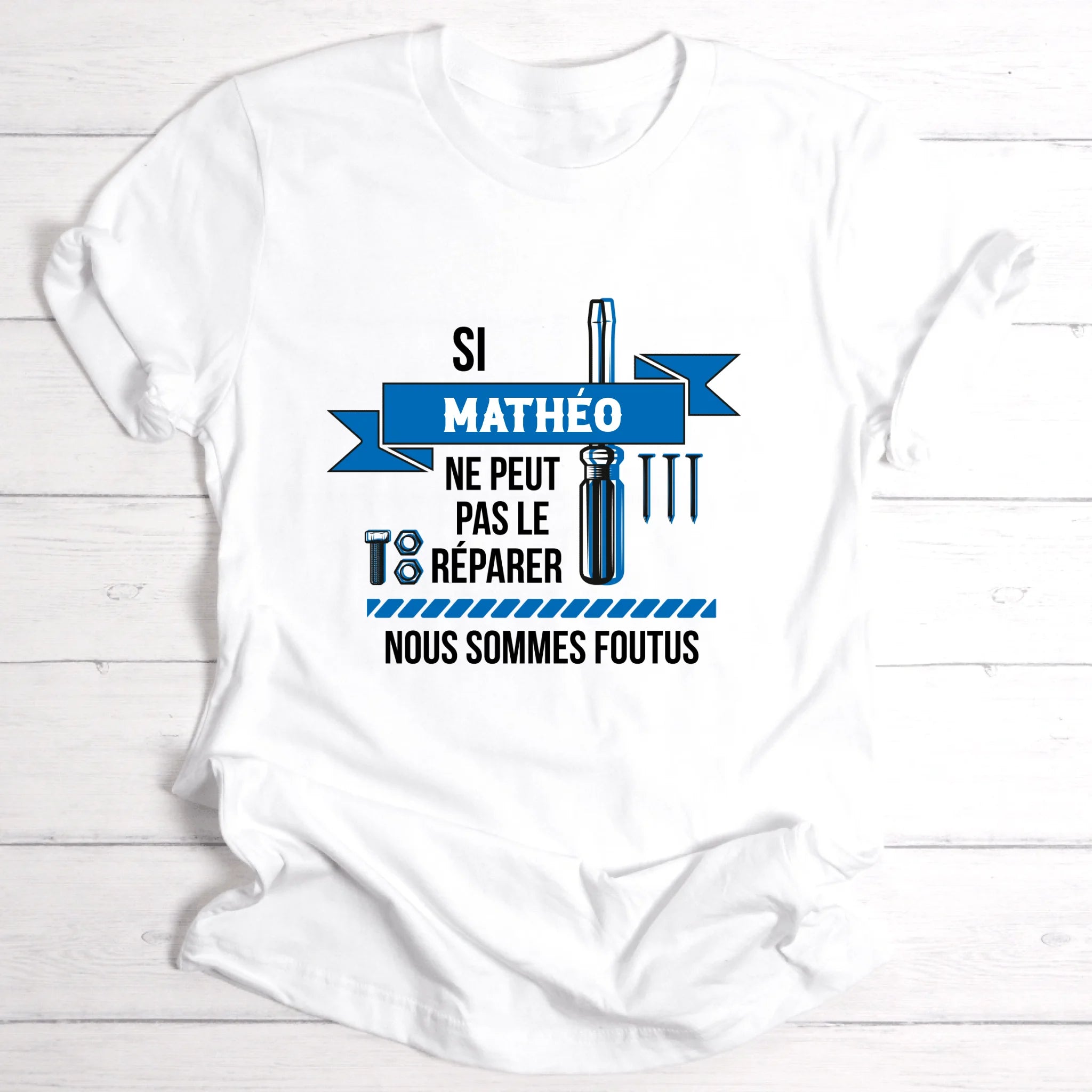 T-shirt pour les vrais bricoleurs - T-shirt personnalisé