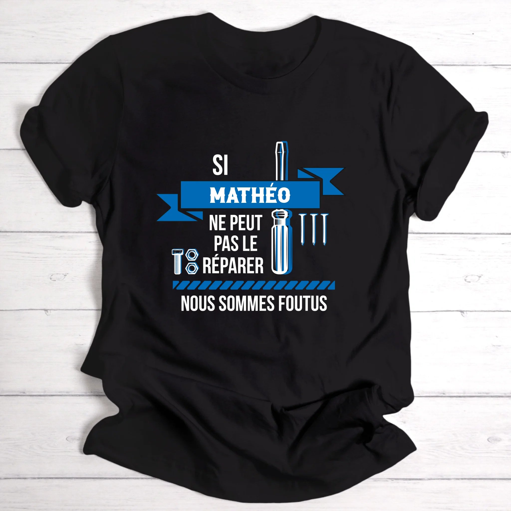 T-shirt pour les vrais bricoleurs - T-shirt personnalisé