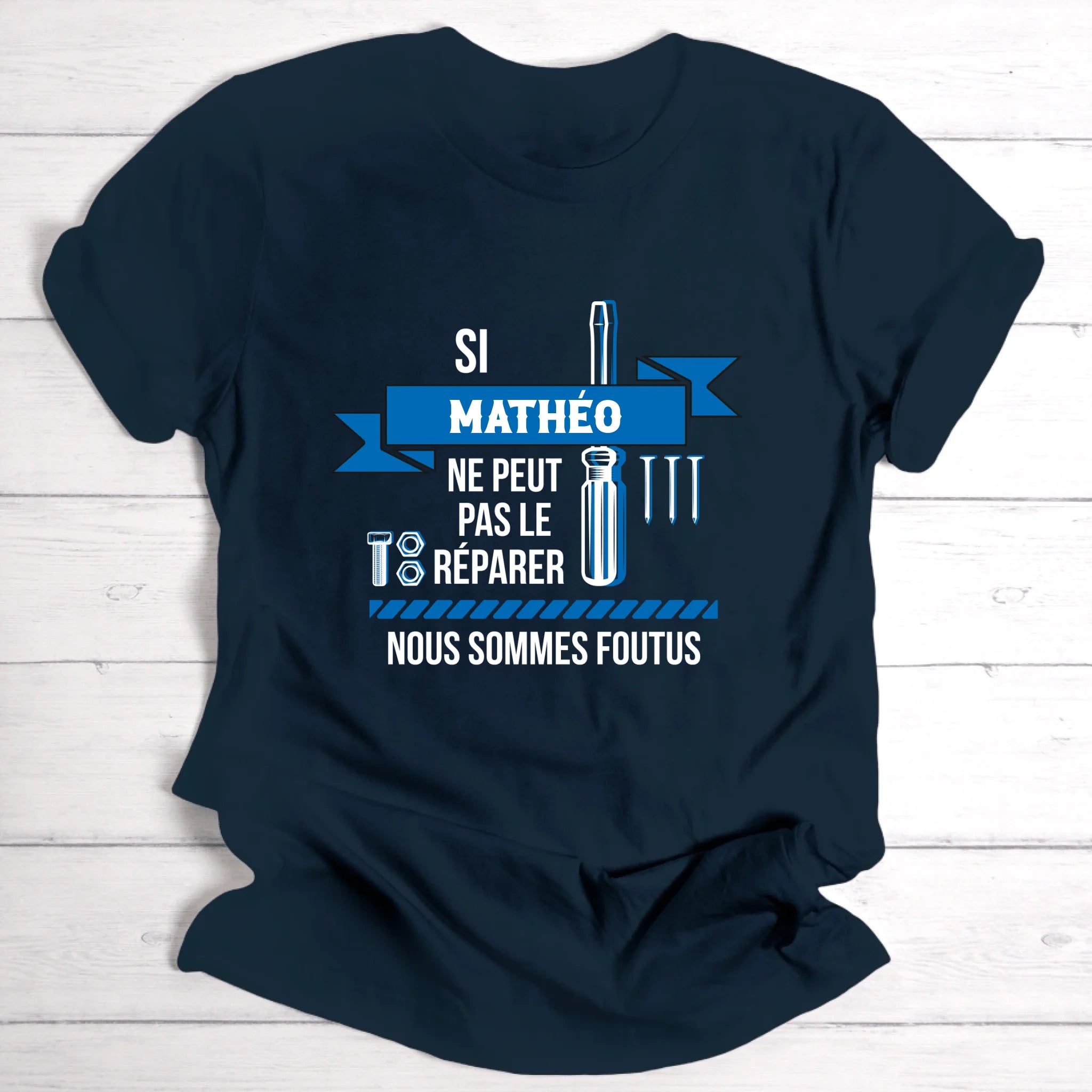 T-shirt pour les vrais bricoleurs - T-shirt personnalisé