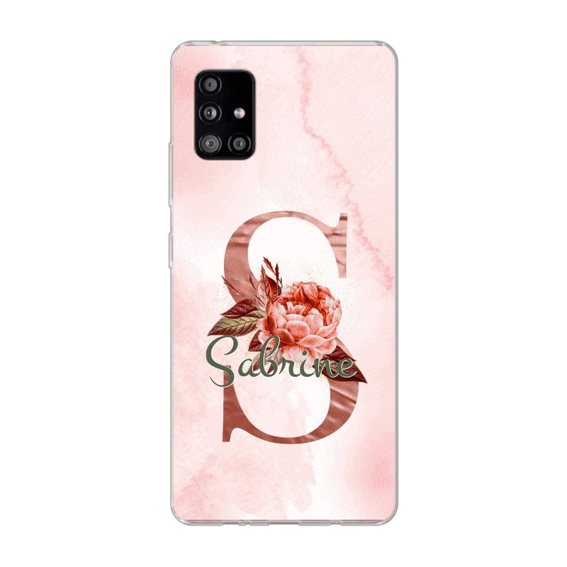 THÈME LETTRES ÉDITION ROSE - Coque de téléphone personnalisable