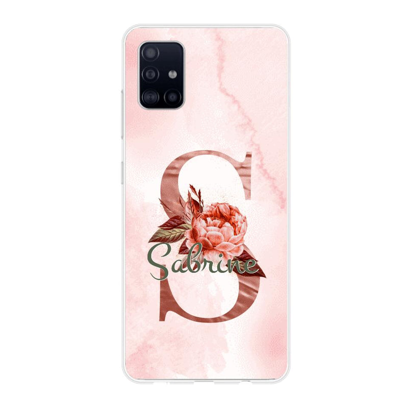 THÈME LETTRES ÉDITION ROSE - Coque de téléphone personnalisable