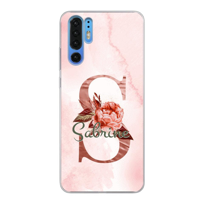 THÈME LETTRES ÉDITION ROSE - Coque de téléphone personnalisable