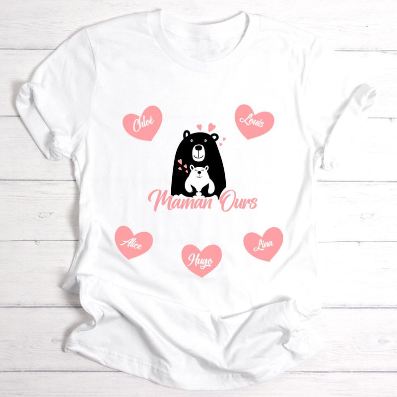 Maman Ours - T-shirt personnalisable